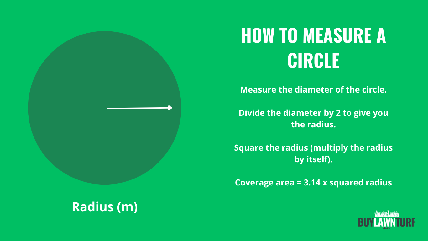 How to Measure a Circle Garden for Turf