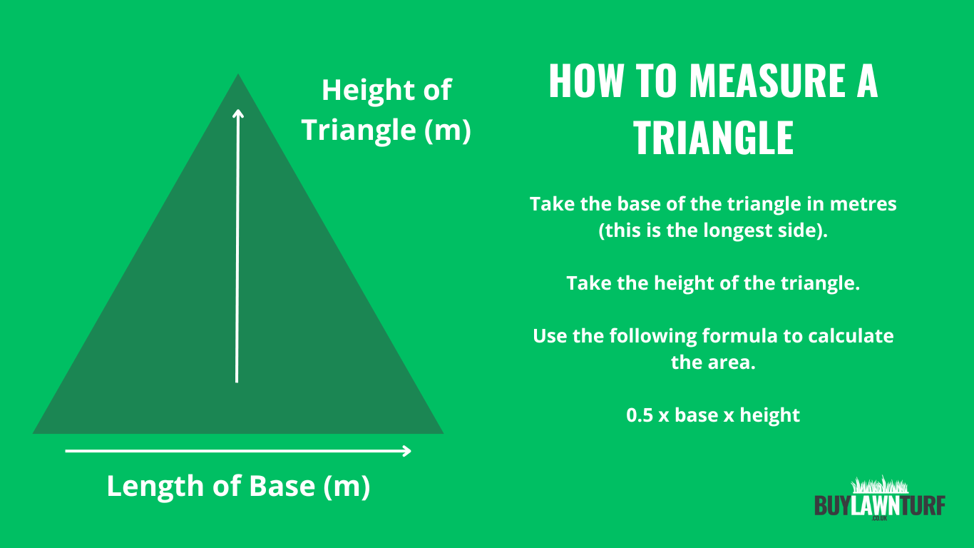 How to Measure a Triangular Garden for Turf